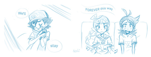 magmagkoti: So this is the little sketch comic inspired by @starryycoffee’s headcanons. I real