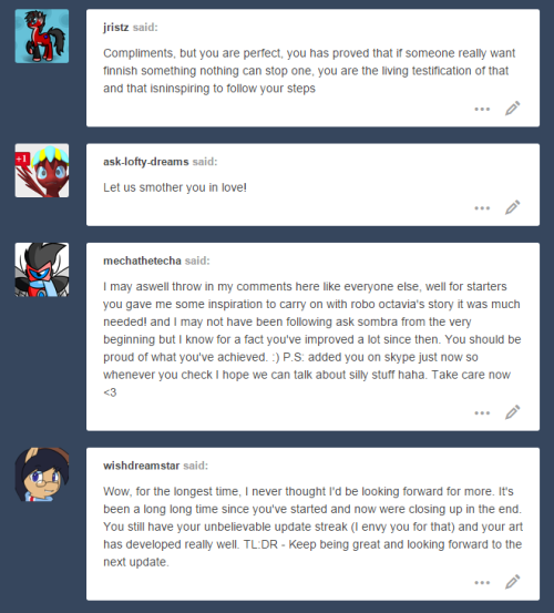 vixenscratch:ask-wiggles:YOU’RE GOING TO MAKE ME USE ALL OF MY UGLY CRYING GIFS IN ONE DAY AREN’T YOU SOUFHSOUGHSOUHAOUHAOFUGHsaog but for real guys like LIKE I CAN’T EVEN EXPRESS how much you all mean to me. Honestly, without you guys I would have