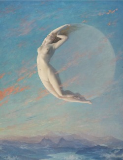 surreelust:    Selene by Albert Aublet 