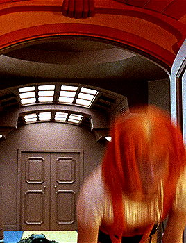 sci-fi-gifs:The Fifth Element (1997) dir. Luc Besson– costume design by Jean Paul Gaultier^Gaultier 