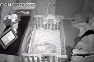 sixpenceee:  The Harris County Sheriff’s Office in Texas released a chilling video in the hopes that it will help lead to the identity of a suspect who crept through a couple’s home and loomed over their baby as he slept. The incident, which occurred