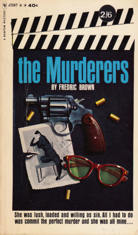 everythingsecondhand:The Murderers, by Fredric Brown (Bantam, 1963).From Ebay.