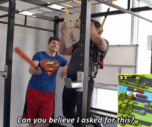 markipliergamegifs:  Yes, Mark…yes I can believe you asked for this  Impossible