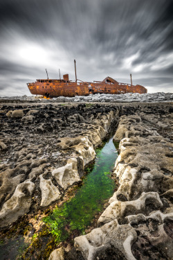 magicalnaturetour: Plassey shipwreck - Inisheer, Ireland - Travel photography by Giuseppe Milo 