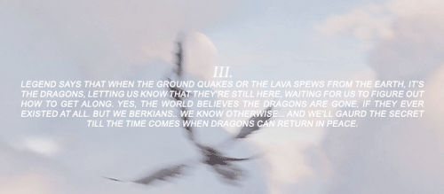 padmcdala:How to Train Your Dragon + Endings