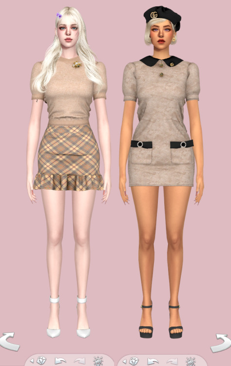 [RIMINGS] Gucci Spring Collection - FULL BODY / TOP / BOTTOM / HAT- NEW MESH- ALL LODS- NORMAL MAP /