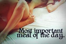 kinkycouple69:  milfaubrey:  Yes it is     Facebook on We Heart It.  Breakfast,  lunch and dinner ;-) ~V~