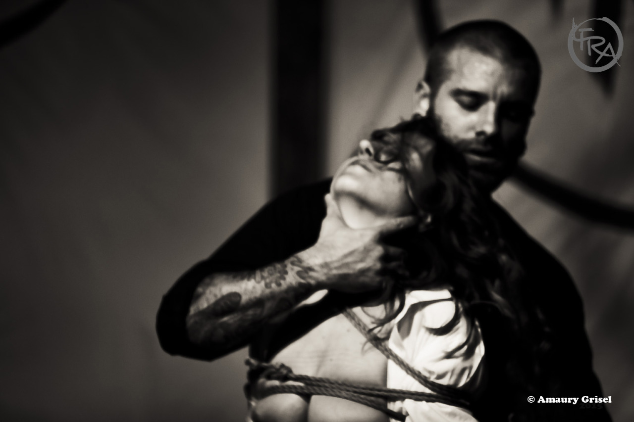 fred-rx:  performing at the London Festival or Rope and Art 2015 with oceanschild.