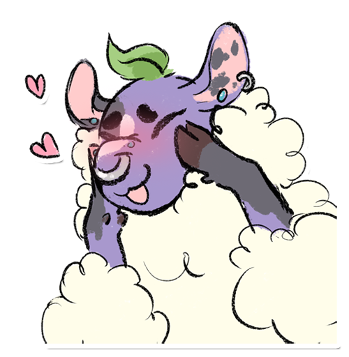 WIP of some telegram stickers i’m workin on for myself, plus a few finished ones :3