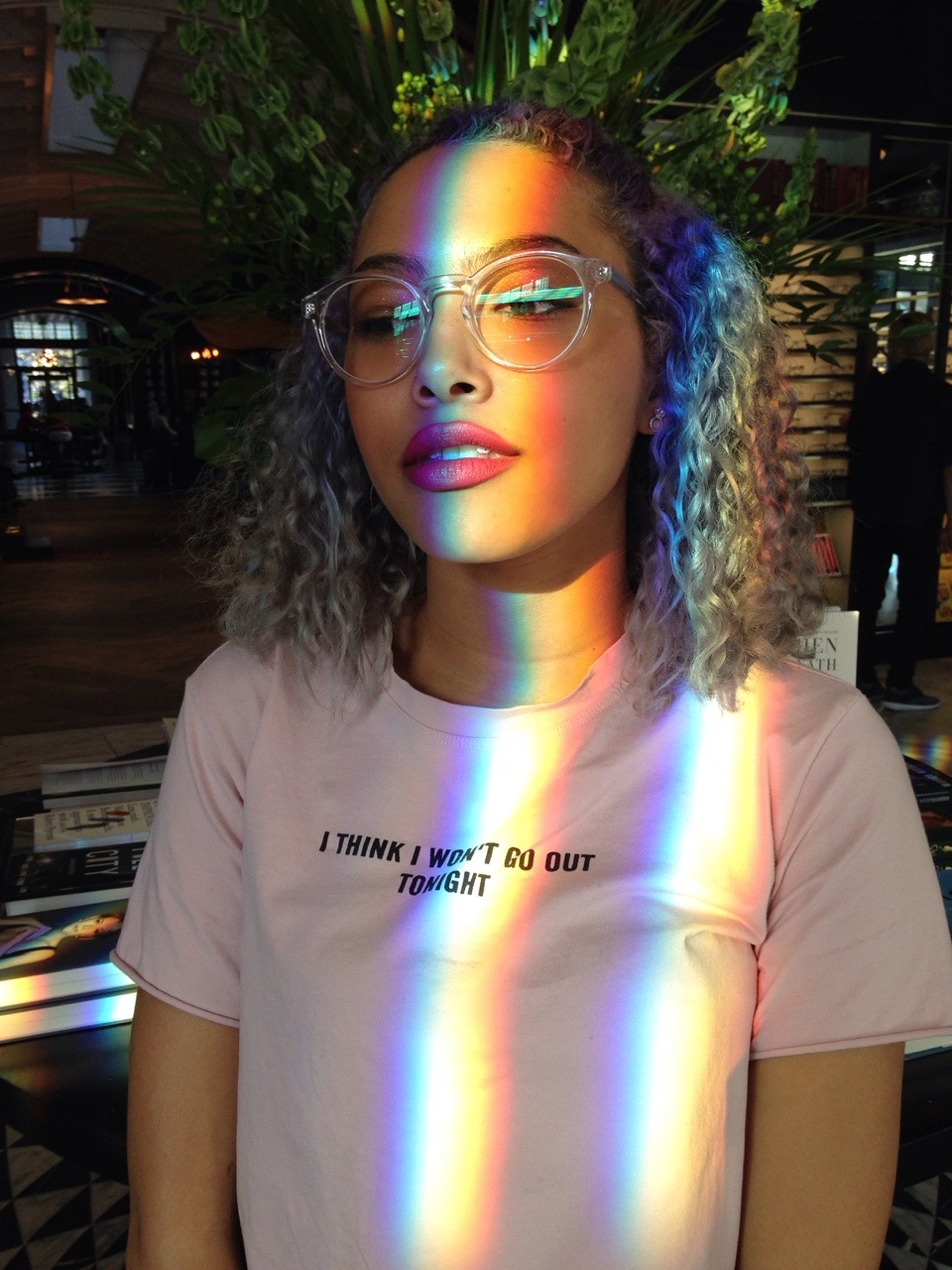 blackfashion:  At the Oxford Exchange in downtown Tampa.