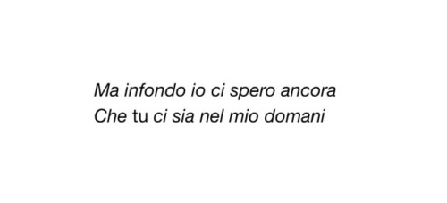 «Come una cometa che si è persa nel cielo.»