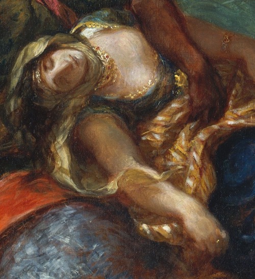 Eugene Delacroix, The Abduction of Rebecca (1846). Met.