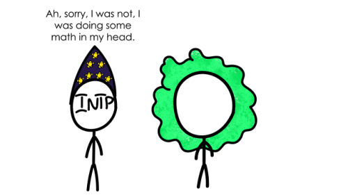 INTPs ponder over deep issues.