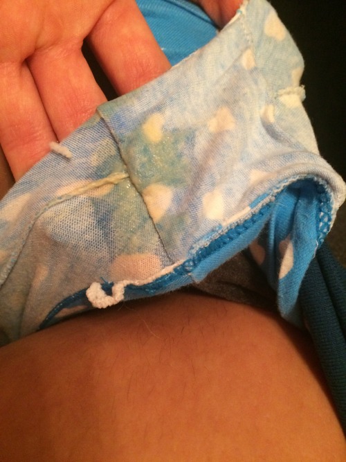 missysdirtypanties:cman520:  missysdirtypanties:  Panty update - about to take these off after their 24 hrs of wear and they are ready! yum ;)  So kinky!  You know it!