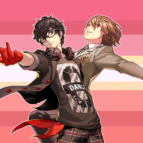 yourfaveloves: AKIRA KURUSU AND GORO AKECHI FROM PERSONA 5 ARE IN LOVErequested by anonymous