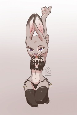 Inevitable Cat Lingerie Cop Bun - by Myke_Greywolfi really like this’n