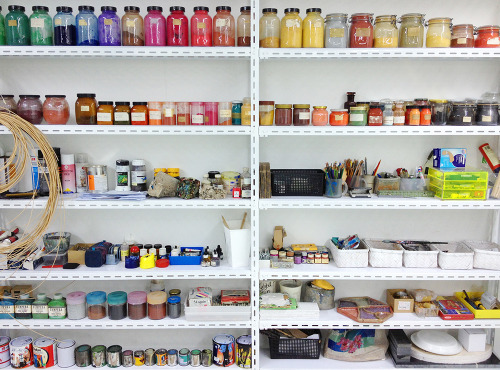 visited milenko prvacki’s studio today and damn he is organised