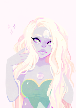 flowersilk:  opal with her hair down..aaa ೭੧(❛▿❛✿)੭೨ 