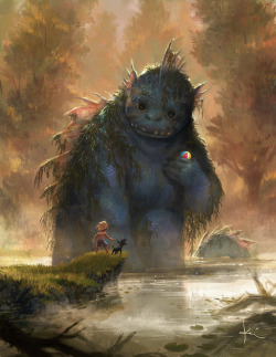 cg-hub:  Finders Keepers 2D digital creature illustration created in Photoshop by Imaginism Studios artist Kei Acedera of Toronto, Canada!!!  http://kei-acedera.cghub.com/images/    