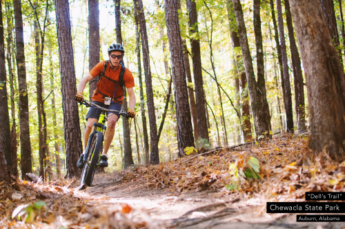 fuckyeahmountainbiking:  “Dell’s Trail” Chewacla State Park Auburn, Al www.camp-sorba.or