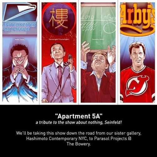 My 4 new screenprints for @Spoke_Art’s “Apartment 5A” exhibition opening tomorrow,