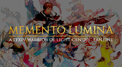 vergiliaux: ffxivwolzine: 「 MEMENTO LUMINA 」 We love our Warriors of Light!  @stripedjumpers​ a