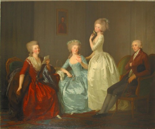 Portrait of the Saltykov Family, Johann Friedrich August Tischbein, 1785