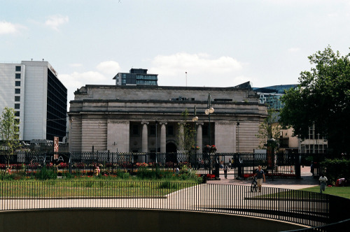 Birmingham Municipal Bank Head Office, Birmingham, England. Opened on 27 November 1933 by Prince Geo