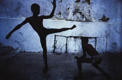 Zzzze:  Miguel Río Branco (B.1946) Blue Tango Solo, 1984  Color Photograph