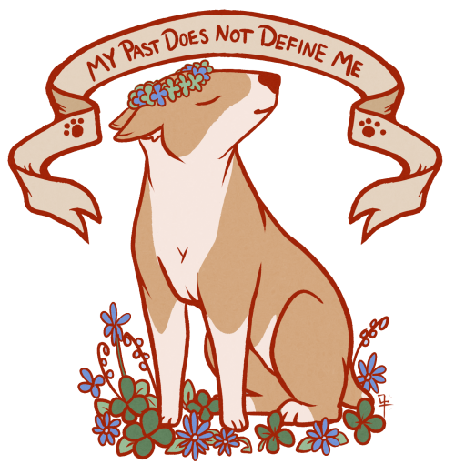 gaelfox: These Inspirational Pups will hebrighten your day with words of wisdom. Available in many products, from stickers to cases to notebooks and apparel, on my Redbubble Store