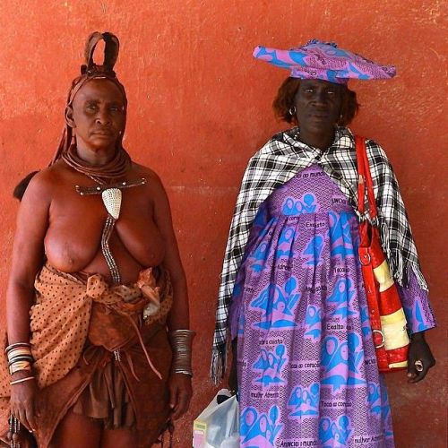 The Himba and Herero people of Namibia live side-by-side. (click to enlarge)1. Opuwo, Namibia6. Here