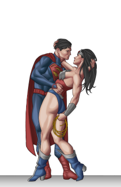 hellyeahsupermanandwonderwoman:  Supes and