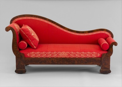 met-american-decor:Couch by Duncan Phyfe, American Decorative ArtsPurchase, L. E. Katzenbach Fund Gi