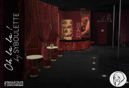 syboubou:Oh la la! SetThis set has been created to build a warm, classy and luxurious strip club or 