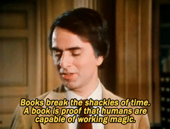 intimatehistory:  Sagan love. Billions and billions of books… 