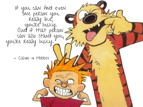 ahowlingcrab:  Bill Watterson (Calvin & Hobbes) really knew what he was doing. 