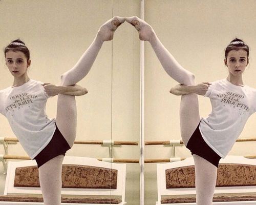 Vaganova student Maria Khoreva.from her ig.