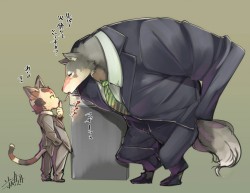 unclekoopus:  kemohomos:  by 少林ボンズ  beg an smol