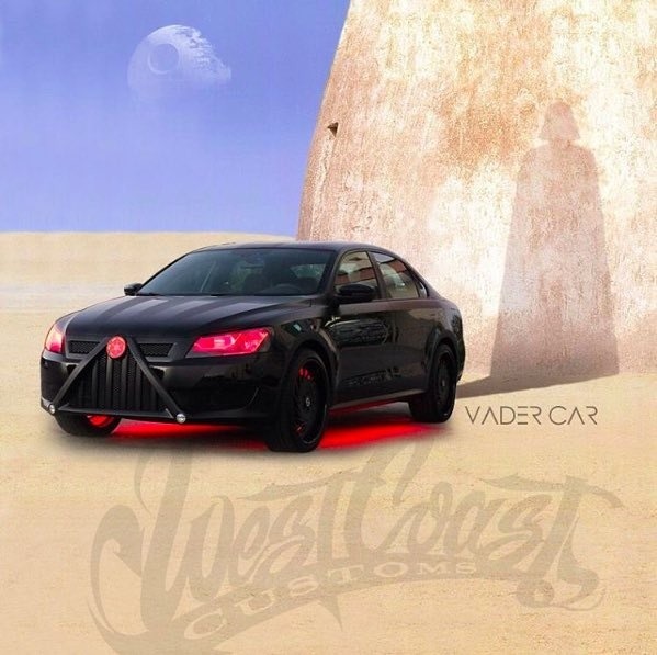 Darth Vader car by west coast customs