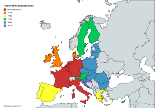 The expansion of the European Union – though soon an additional layer will need to be added fo