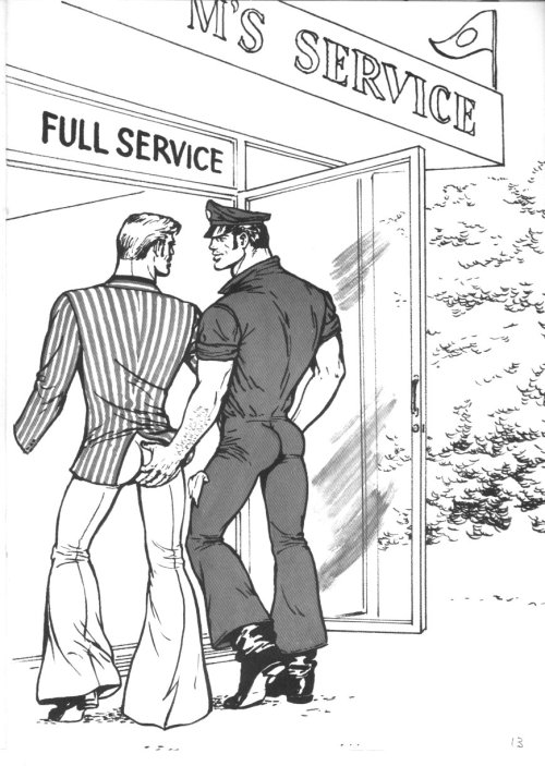 smoothmuscledad808:  goldenstreamssf:  No piss here, but damn was Tom of Finland amazing…    Amazing Tom of Finland 