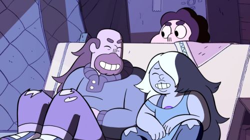 gemfuck:On this week’s episode of Steven Universe, Thursday, February 26 at 6:30 p.m. (ET/PT)… “Maximum Capacity” – A garage sale reunites Greg and Amethyst with their favorite cheesy sitcom – Lil’ Butler.  hmmf  >|T