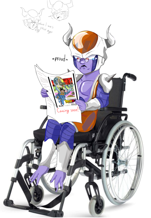 Does Anyone Else Remember This Silly Guy From Episode Of Bardock-??Oh Well The Dude Is In A Wheelchair