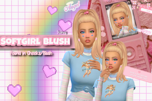 SOFTGIRL BLUSHI finally made a blush that is in the blush category !! (yay) this is definitely inspi