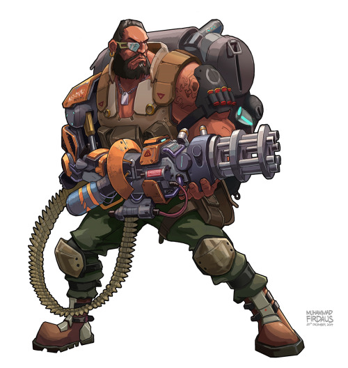 superheroesincolor:Barret Wallace - FF7 Brainstorm Challenge by freakyfir[ Follow SuperheroesInColor