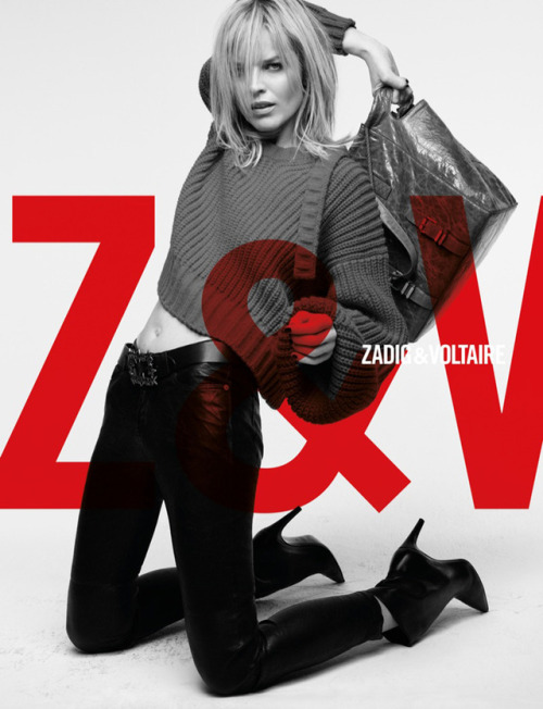 designerleather: Eva Herzigova - Zadig &amp; Voltaire Fall 2018 Campaign