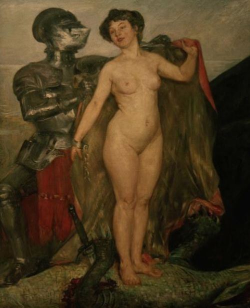   Lovis Corinth - Perseus and Andromeda (1900)
