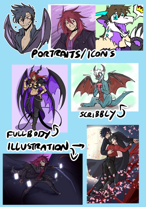 duskdragonxiii:ive never made an actual commissions post before please be nice to me ;w;If theres an