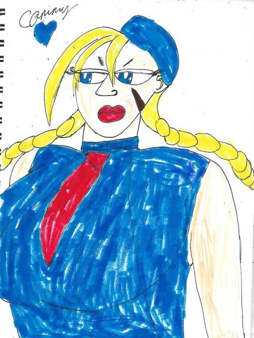 My Old Fan Art Of Cammy White From Street Fighter SeriesX3