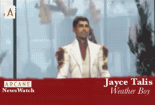 Can We Please Have A, And Now To Jayce For The Weather And Just Have A Gif Of Him Getting Hit With A